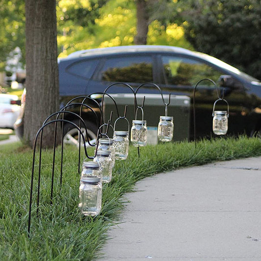 Ashman 25 Inch Shepherds Hook 4 Pack for Hanging Planter