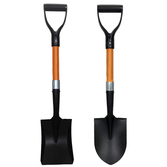 Montresor 2 Various Assorted Round and Square Shovels (2 Pcs)