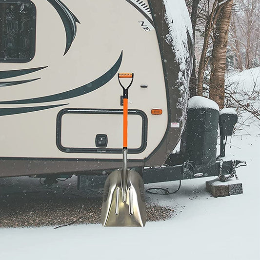 Montresor Aluminum Snow Shovel 48 Inches with Large Head and Handle (6 Pack)