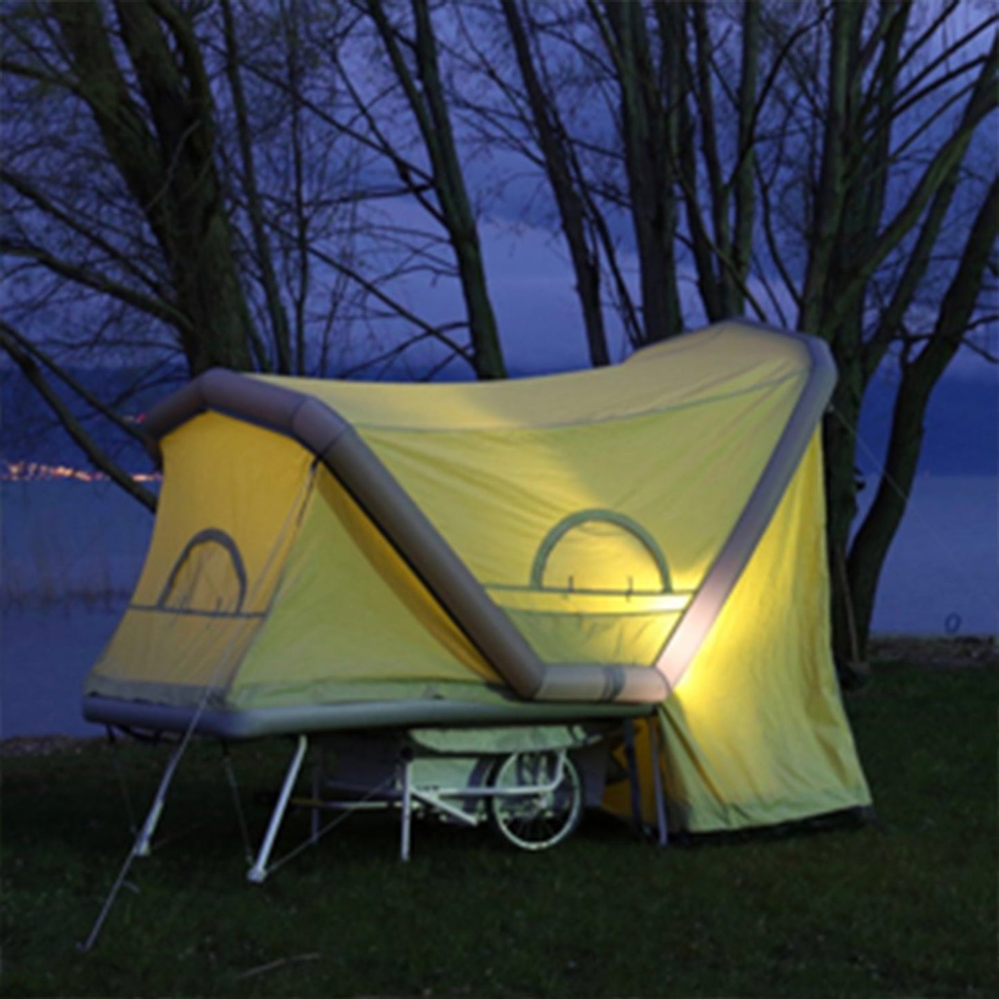 Montresor Heavy Duty Trampoline Stakes, Safety Ground Anchors, 4 Pack