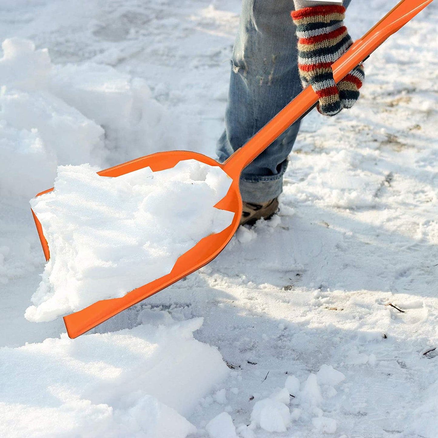 Montresor Plastic Snow Shovel with Durable Multi-Purpose Snow Plastic Shovel