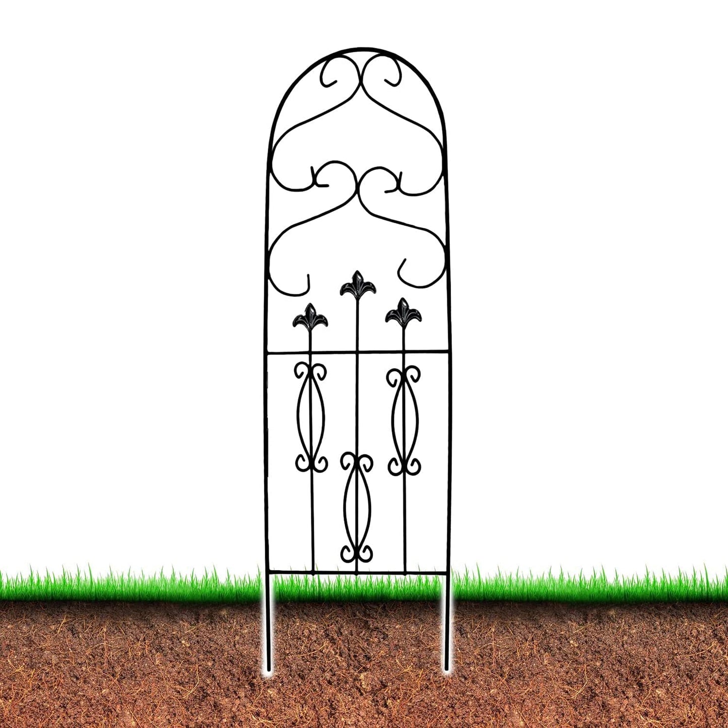 Montresor Spade Design Trellis (1 Pack) for Garden and Climbing Plants and Vines